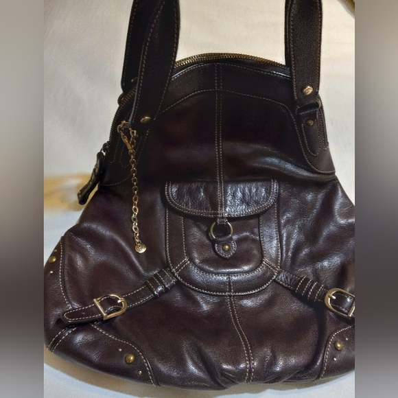 Hard to Find Hayden Harnett Ana Hobo Handbag in Chocolate Brown Leather - Picture 16 of 16